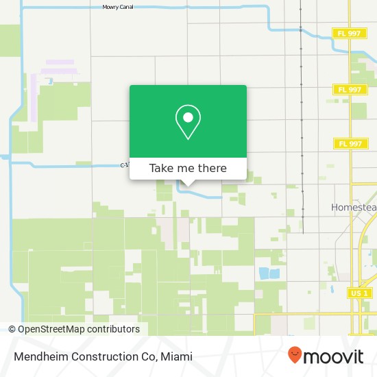 Mendheim Construction Co map