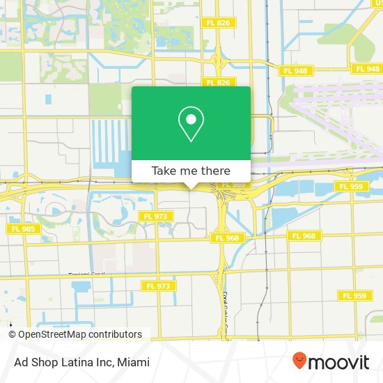 Ad Shop Latina Inc map