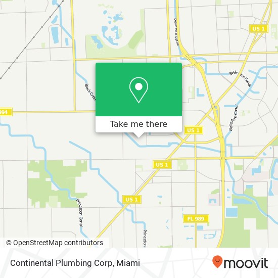 Continental Plumbing Corp map