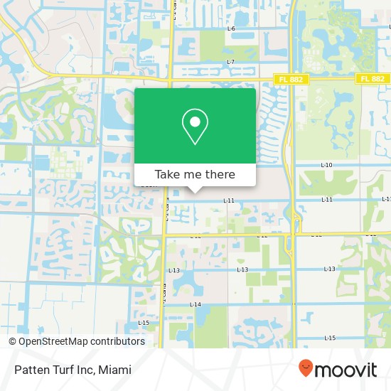 Patten Turf Inc map