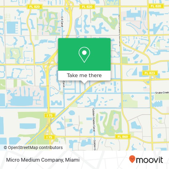 Micro Medium Company map