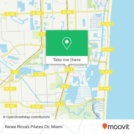 Renee Ricca's Pilates Ctr map