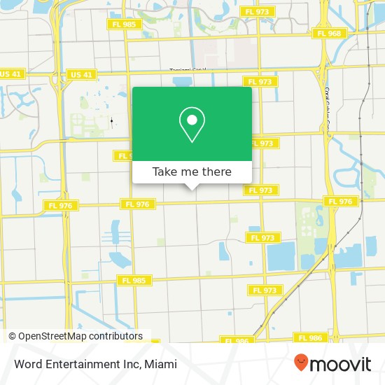 Mapa de Word Entertainment Inc