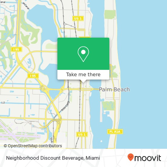 Neighborhood Discount Beverage map