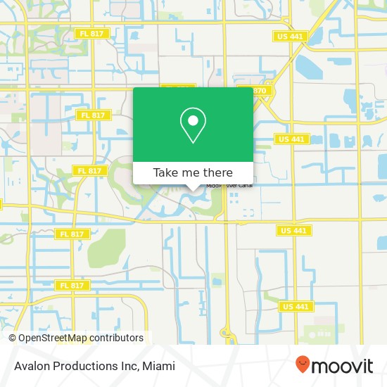 Avalon Productions Inc map