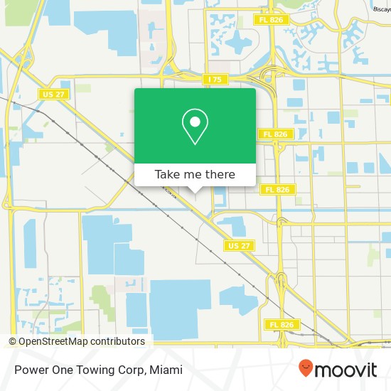 Mapa de Power One Towing Corp