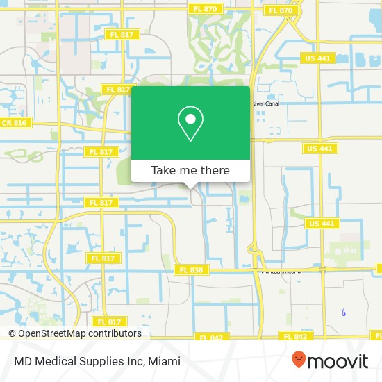 Mapa de MD Medical Supplies Inc