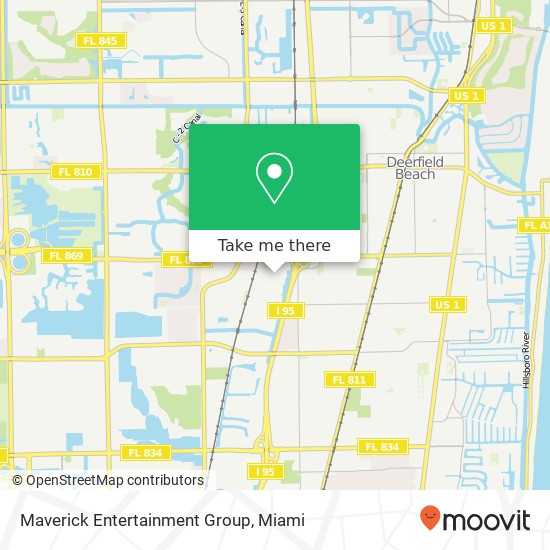 Mapa de Maverick Entertainment Group