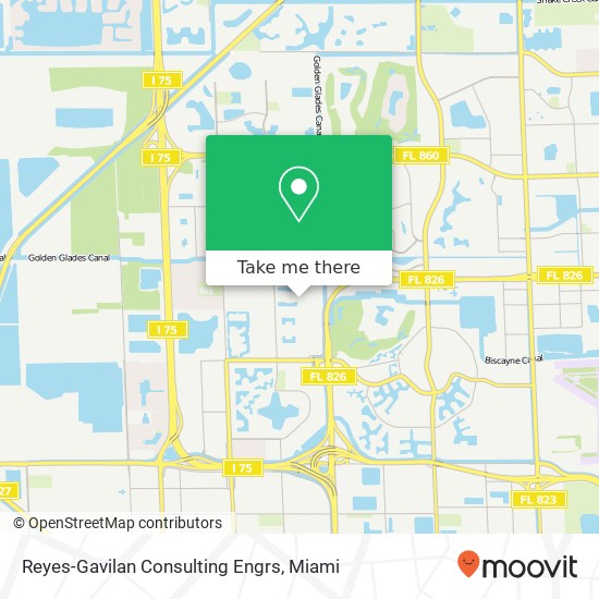 Reyes-Gavilan Consulting Engrs map