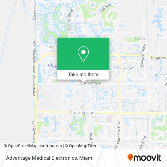 Advantage Medical Electronics map