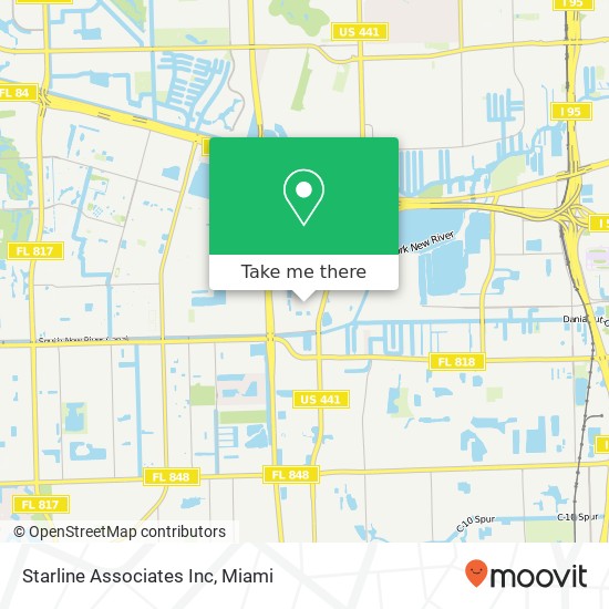 Starline Associates Inc map