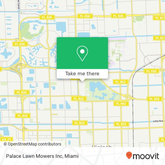 Palace Lawn Mowers Inc map