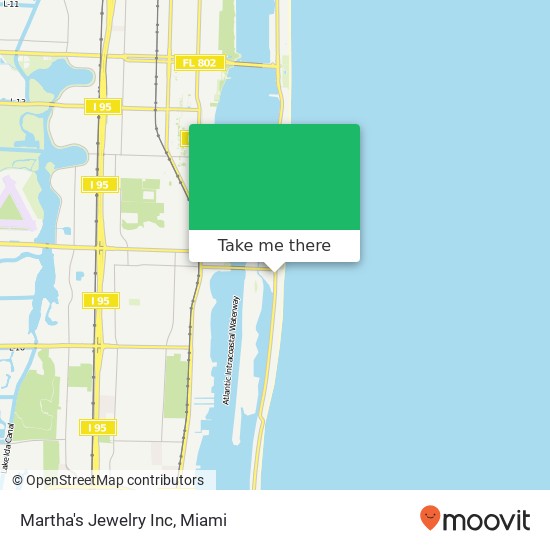 Mapa de Martha's Jewelry Inc