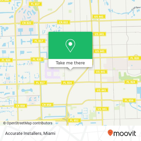 Accurate Installers map