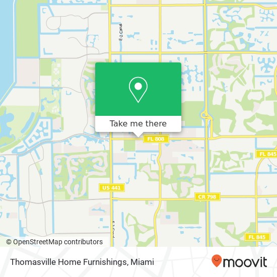 Mapa de Thomasville Home Furnishings