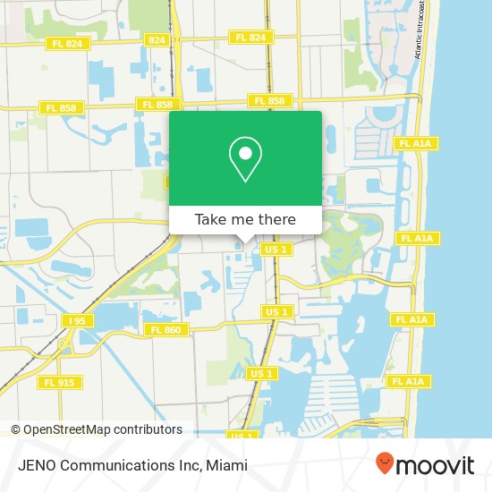 JENO Communications Inc map