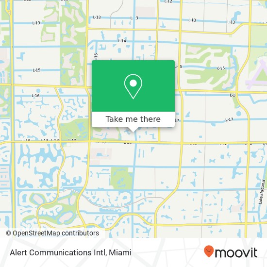 Mapa de Alert Communications Intl