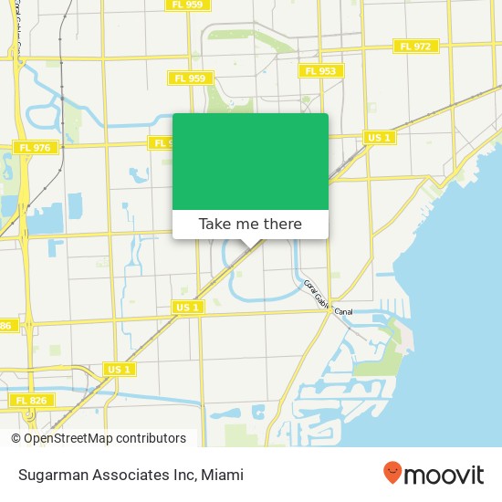 Sugarman Associates Inc map