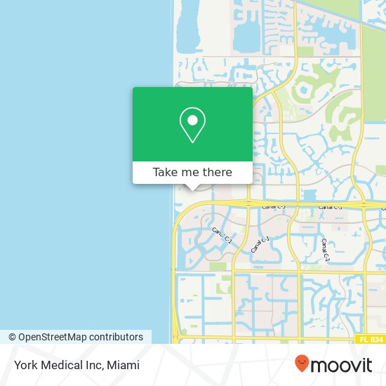 York Medical Inc map