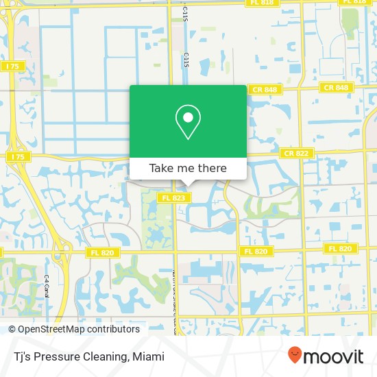 Mapa de Tj's Pressure Cleaning