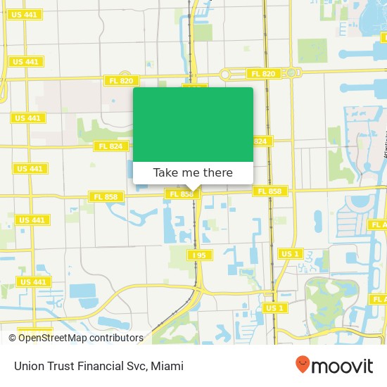 Mapa de Union Trust Financial Svc