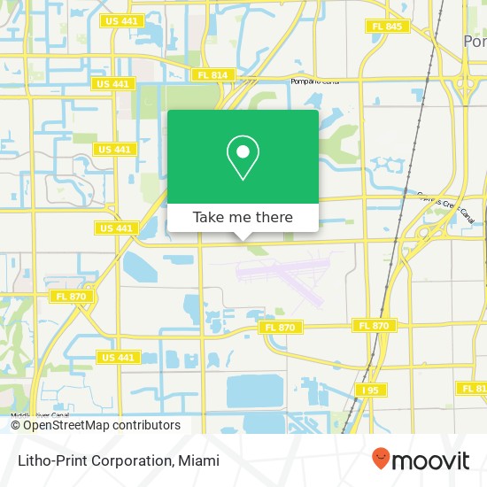 Mapa de Litho-Print Corporation