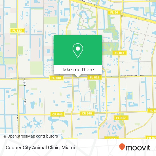 Cooper City Animal Clinic map