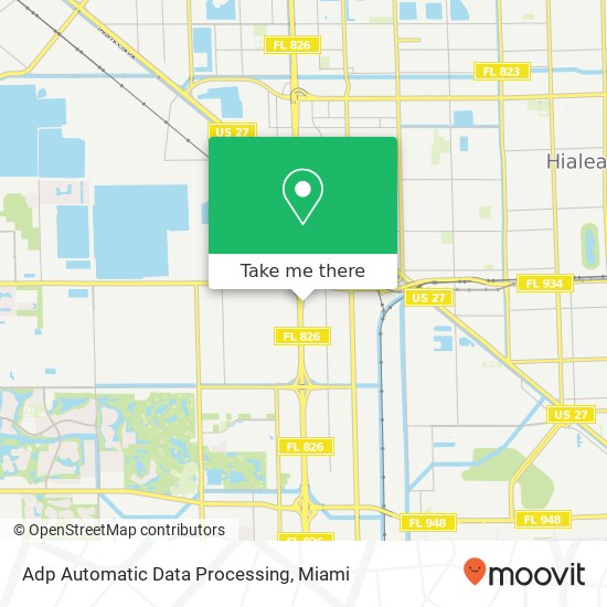 Mapa de Adp Automatic Data Processing