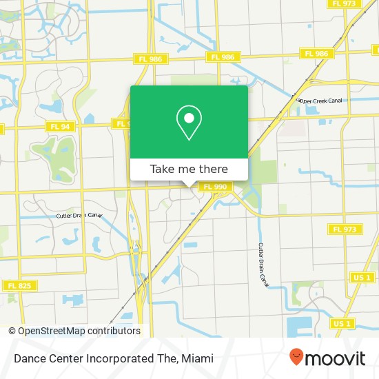 Mapa de Dance Center Incorporated The
