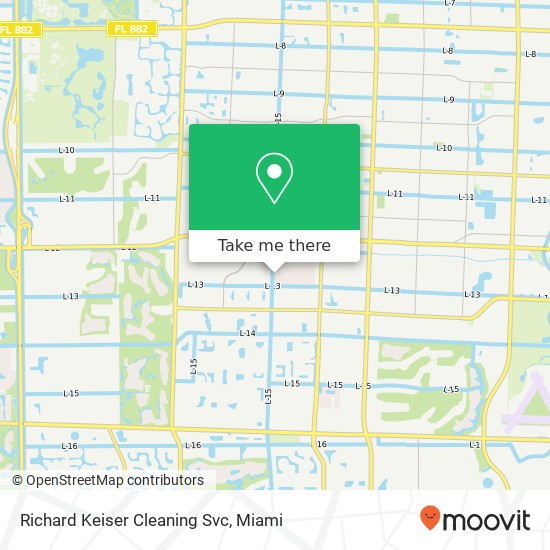 Richard Keiser Cleaning Svc map