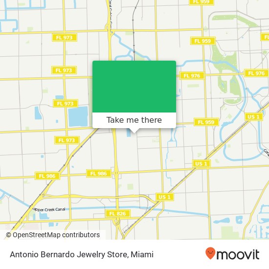 Antonio Bernardo Jewelry Store map