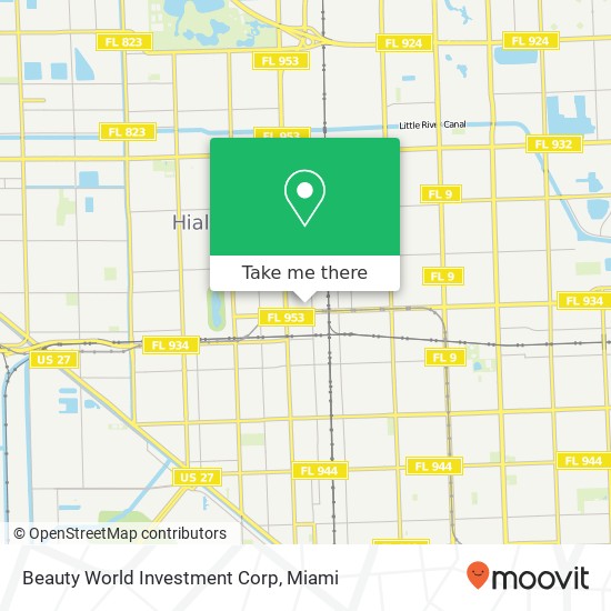 Mapa de Beauty World Investment Corp