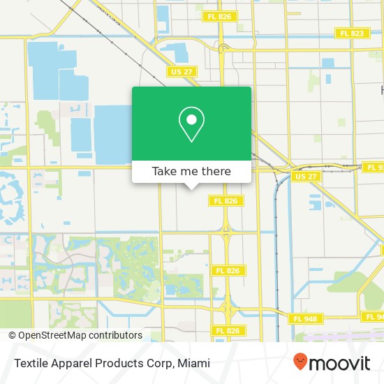 Mapa de Textile Apparel Products Corp