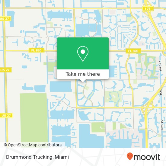 Mapa de Drummond Trucking