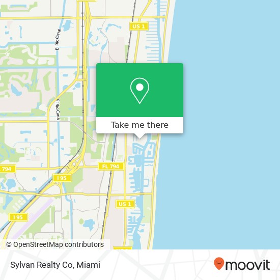 Sylvan Realty Co map