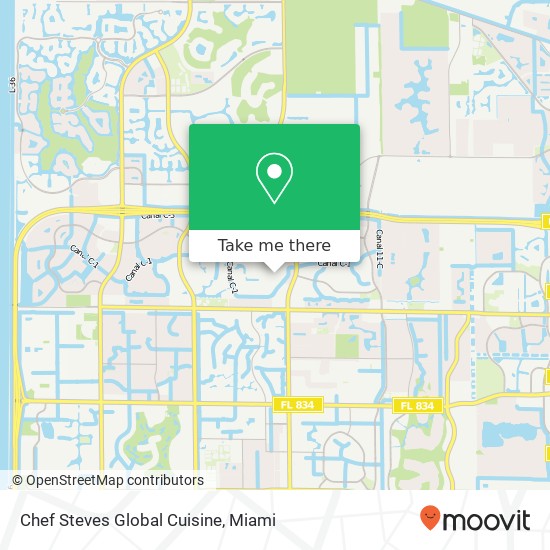 Mapa de Chef Steves Global Cuisine