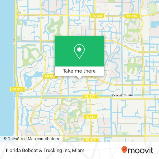 Mapa de Florida Bobcat & Trucking Inc