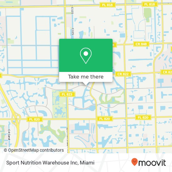 Mapa de Sport Nutrition Warehouse Inc