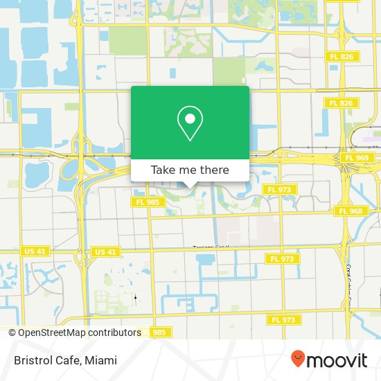 Mapa de Bristrol Cafe