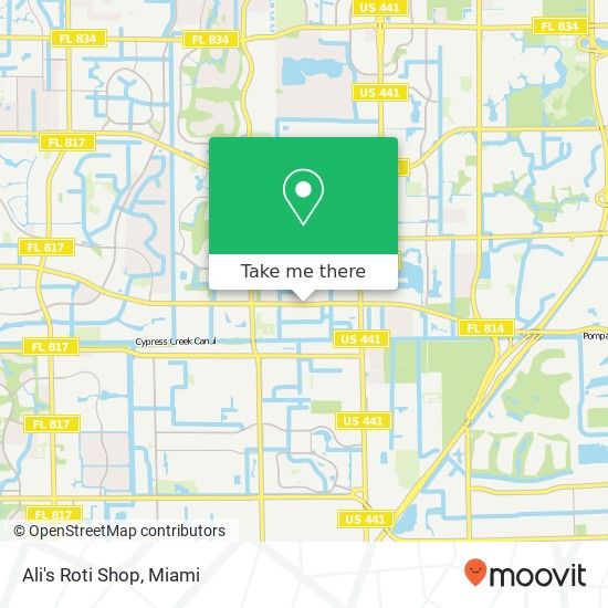 Ali's Roti Shop map