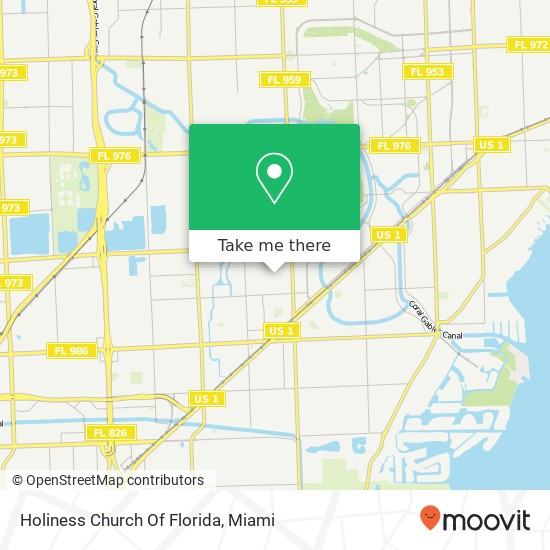 Mapa de Holiness Church Of Florida