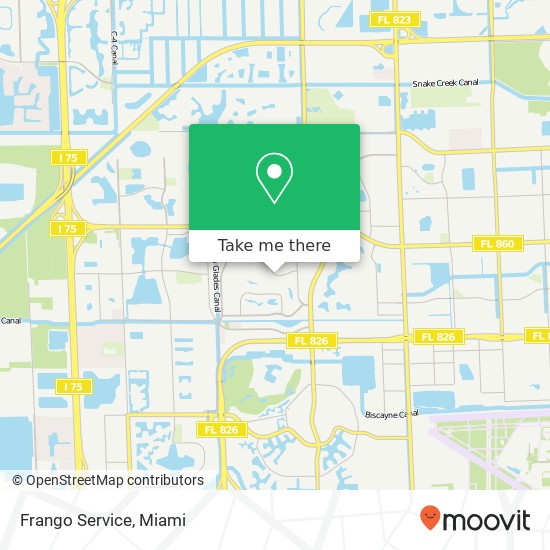 Frango Service map