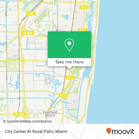 City Center At Royal Palm map