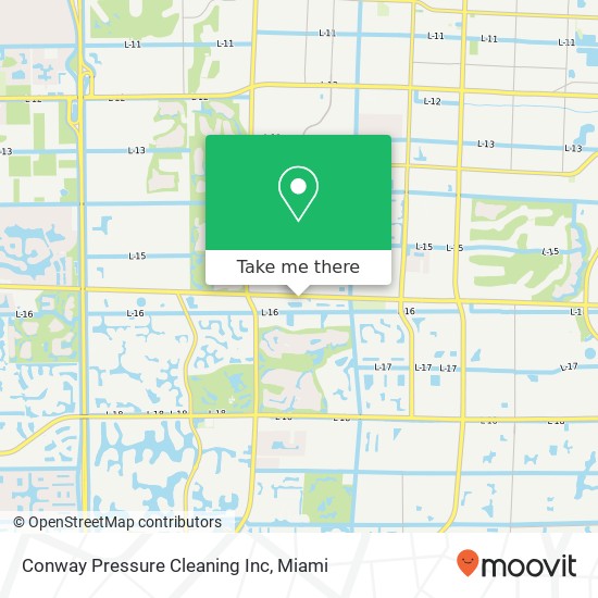 Mapa de Conway Pressure Cleaning Inc