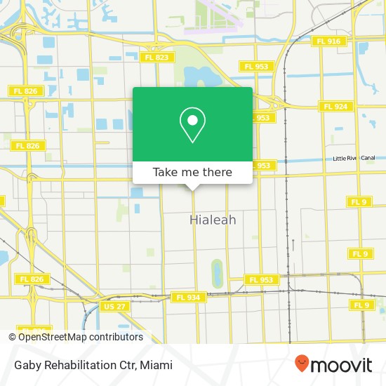 Gaby Rehabilitation Ctr map