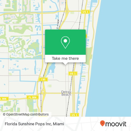 Florida Sunshine Pops Inc map