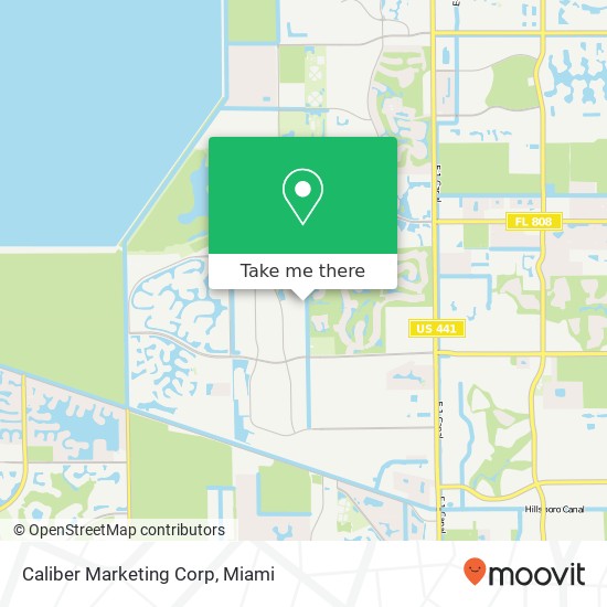 Caliber Marketing Corp map