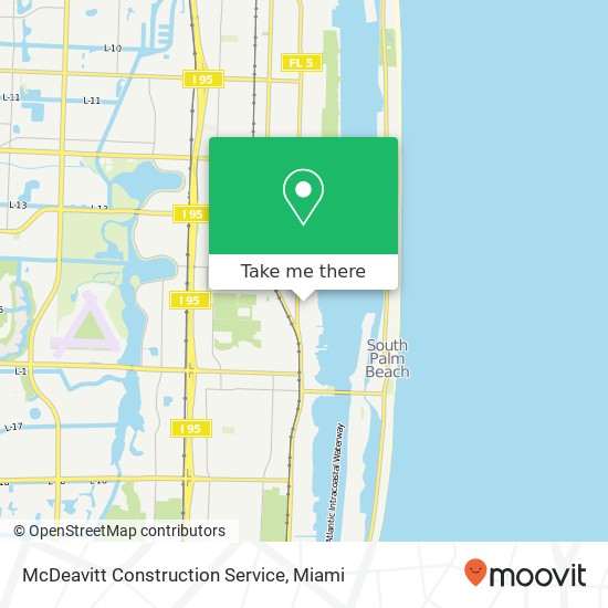 Mapa de McDeavitt Construction Service