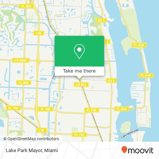 Mapa de Lake Park Mayor