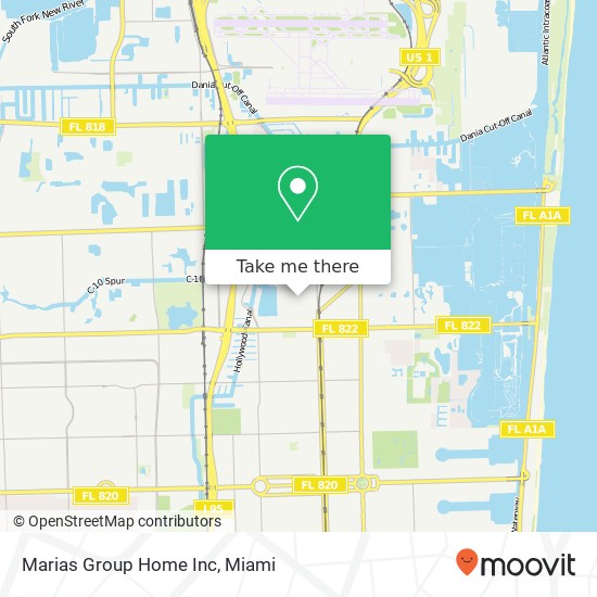 Marias Group Home Inc map